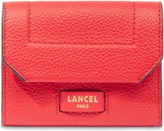 Lancel mini Ninon wallet - women - CALFSKIN/Cotton - One Size - Red