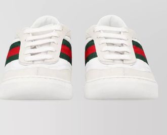 Gucci nylon lace-up sneakers