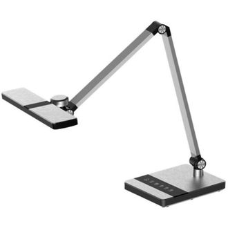 Fabrilamp Flexo Rubens Plata 9w 630lm 3000-4500-6000k Tactil Reg.int.memori.artic.orient.regx27,4x35 Cm