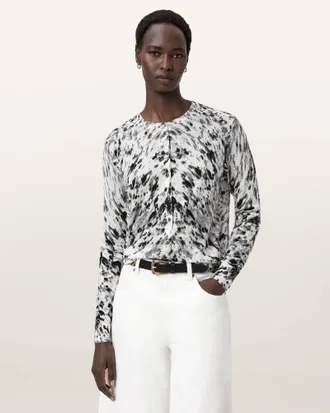 AllSaints Wool Anouk Slim Fit Merino Wool Cardigan, Size: XS