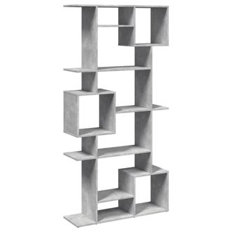 Berkfield Home Book Cabinet Concrete Grey 92x29x188 cm Engineered Wood | Size: 92 x 29 x 188 cm