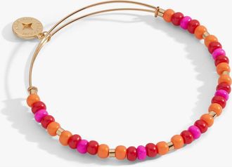 Alex and Ani Farmers Market Beaded Charm Bangle in Gold at Nordstrom