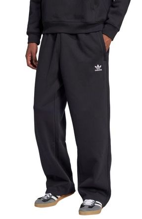 adidas Trefoil Essentials Sweatpants in Black at Nordstrom, Size Large