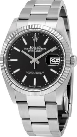Rolex Datejust 36 Black Dial Automatic Mens Oyster Watch 126234BKSO