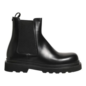 Dolce & Gabbana Chelsea Boots, male, Black, Size: 11 US Chelsea Boots