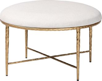 Baxton Studio Fumiye Cocktail Ottoman