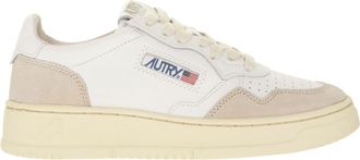 Autry Medalist Low Leather And Suede Sneakers