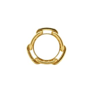 Herm&egrave;s Pre-owned Regate Scarf Ring - Dames - Vintage Accessoires - Geel - ONE Size - Vintage