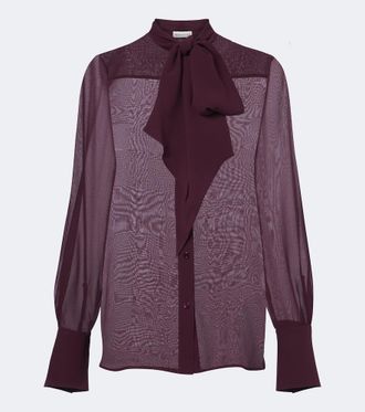 Nina Ricci Silk chiffon blouse