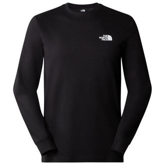 The North Face L/S Redbox Tee Longsleeve für Herren | schwarz
