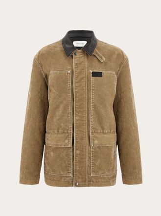 Ferragamo Men Utility blouson Beige