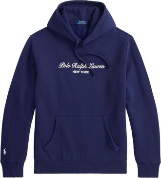 Ralph Lauren Logo-embroidered Drawstring Hoodie
