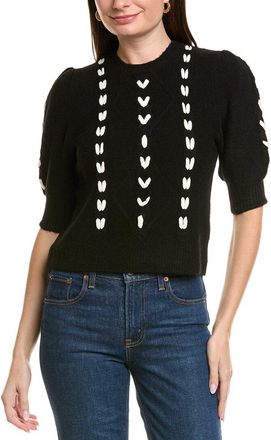 Ellen Tracy Braided Sweater