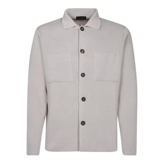 Dell'Oglio Light Jackets, male, Gray, Size: 2XL Grey Jacket for Men