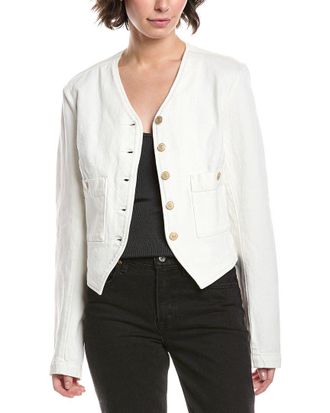 7 For All Mankind Collarless Jacket