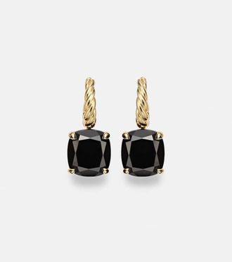 David Yurman Marbella 18kt gold drop earrings with onyx