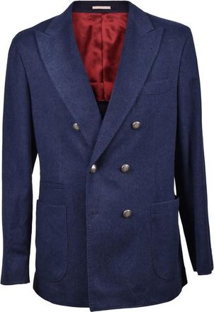 Brunello Cucinelli Navy Cashmere Leisure Suit, Brand Size 52 (US Size 42)
