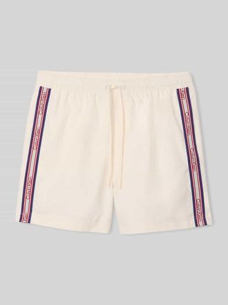 Calvin Klein Underwear Regular Fit Badeshorts mit Logo-Tape in Offwhite, Gr&ouml;&szlig;e XXL