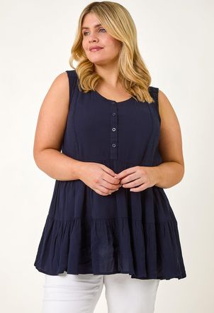 Roman Lace Detail Vest Top