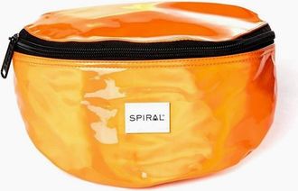 Spiral Womens Marble Patterned Crescent Shape Fanny Pack - Orange - Size: ONE size