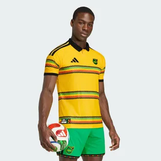 adidas Mens adidas Jamaica 26 x Bob Marley Home Authentic Jersey