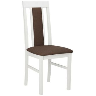 Mirjan24 Mobilier1 - Silla Victorville 165, Blanco, 96x43x40cm, Tapiz, De Madera, Madera, Muebles Ya Montados