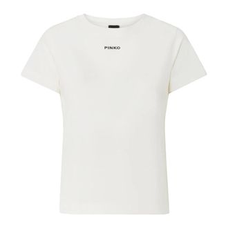 Pinko Pinko, Dames, Tops, Wit, Maat: S Katoen