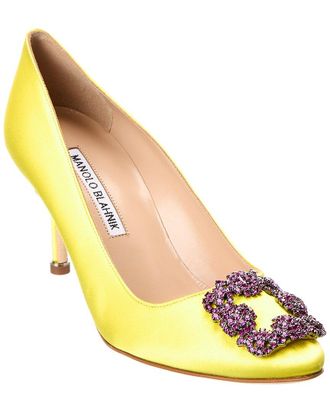 Manolo Blahnik Hangisi 70 Satin Pump