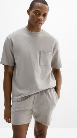 Le 31 Mens Hemp blend jersey T-shirt