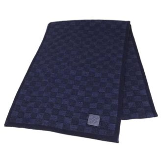 Louis Vuitton Pre-owned Scarves, male, Blue, Size: ONE SIZE Pre-owned Stole