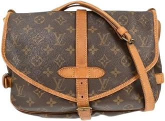 Louis Vuitton Pre-owned Cross Body Bags, female, Brown, Size: ONE SIZE Pre-owned Canvas louis-vuitton-bags