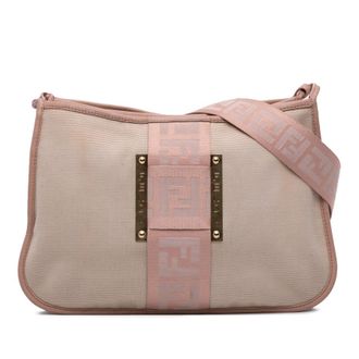 Fendi Pre-owned Fendi Canvas Zucca Crossbody Ladies 2305 8BT084 MZH 059