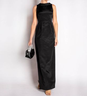 Camilyn Beth The Amelia Gown Ii In Black Bengaline