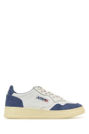 Autry Two Tone Leather And Suede Medalist Sneakers