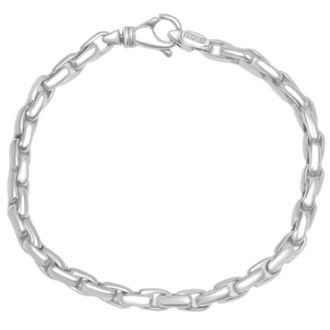 Pompeii3 Mens 14k Gold (22gram) or Platinum (41gram) 5mm Link Bracelet 8.5
