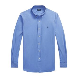Ralph Lauren Casual Overhemd - Heren - Casual Overhemden - Blauw - XL - Katoen - Overhemden