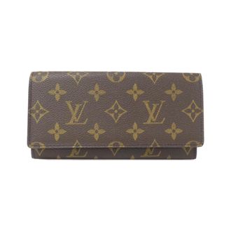 Louis Vuitton Brown Coated Canvas Long Bill Wallet (Tri-Fold) (Pre-Owned)