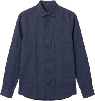 HUGO BOSS Casual Shirts - Heren - Casual Overhemden - Blauw - S - Overhemden