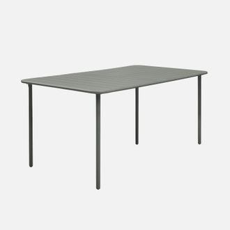 Sweeek Mesa De Jard&iacute;n Bistr&oacute; De Acero, 6-8 Plazas, 160cm