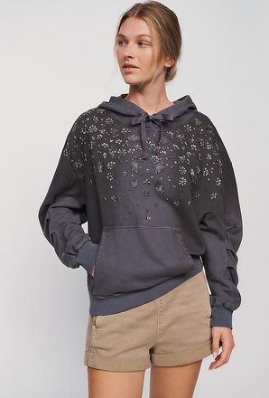 Pilcro 100% Cotton Embellished Hoodie