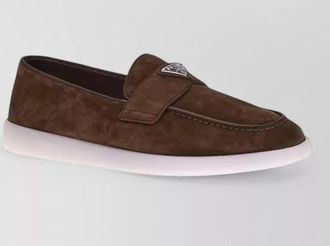 Prada suede loafers