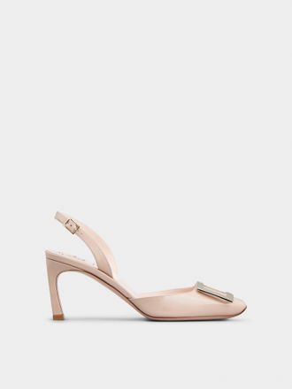 Roger Vivier Trompette Slingback Pumps in patent leather
