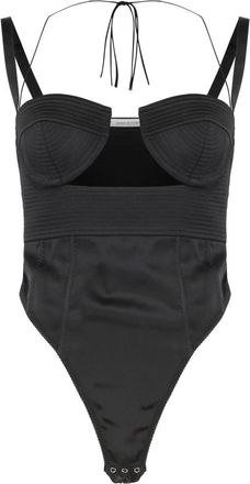 ANNA OCTOBER Body in Satin - Dames - Bodies - Zwart - M - Polyester - Tops