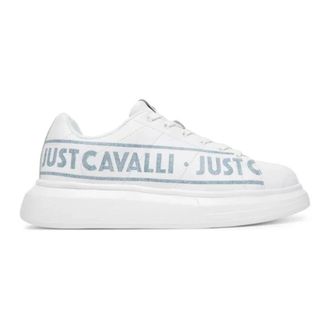 Just Cavalli Heren, Schoenen, Wit, Maat: 45 EU Leer