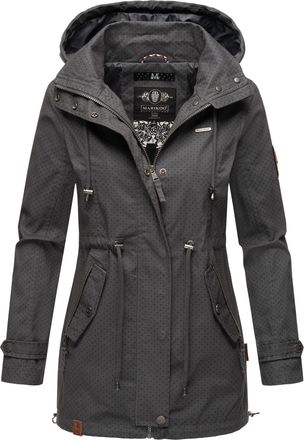 Marikoo lichte dames tussenjas met afneembare capuchon