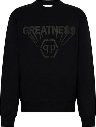 Philipp Plein Hombre, Sudaderas, Negro, Talla: L