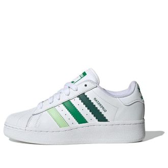 adidas (WMNS) adidas Superstar XLG White Collegiate Green IF9121