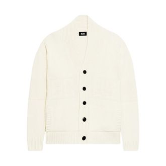 GCDS Buttoned V-neck Cardigan