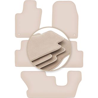 OEM Alfombrillas Beige Premium Para Dodge Durango Iii 7 Plazas 2010-2020