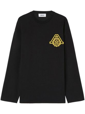 AMBUSH AMB Scholarship organic-cotton T-shirt - Black
